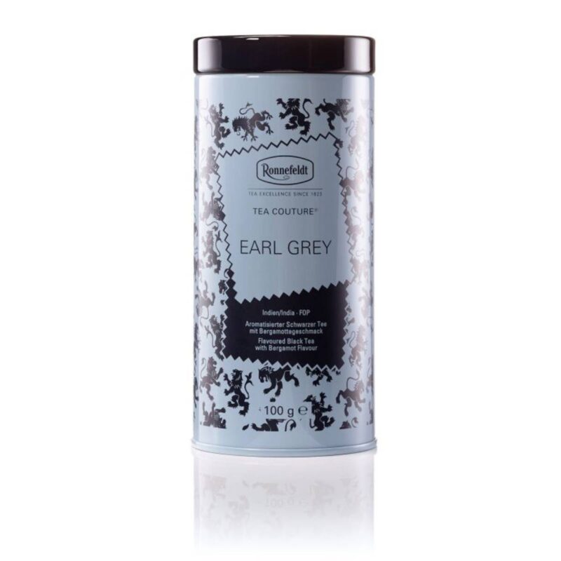 Ronnefeldt World Of Tea - Tea Couture® Earl Grey product image: Indulge in the classic and sophisticated Tea Couture® Earl Grey, a timeless blend of black tea and bergamot essence.